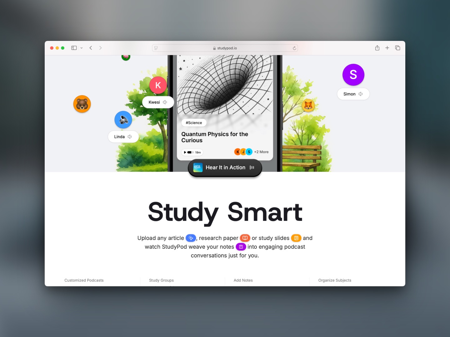 StudyPod screenshot